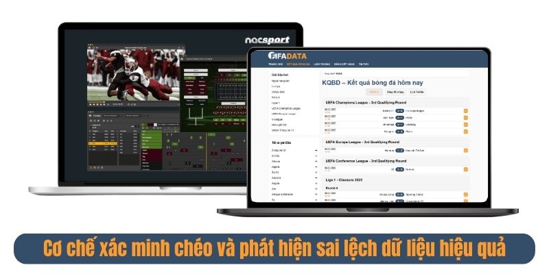 Cơ chế xác minh chéo và phát hiện sai lệch dữ liệu hiệu quả