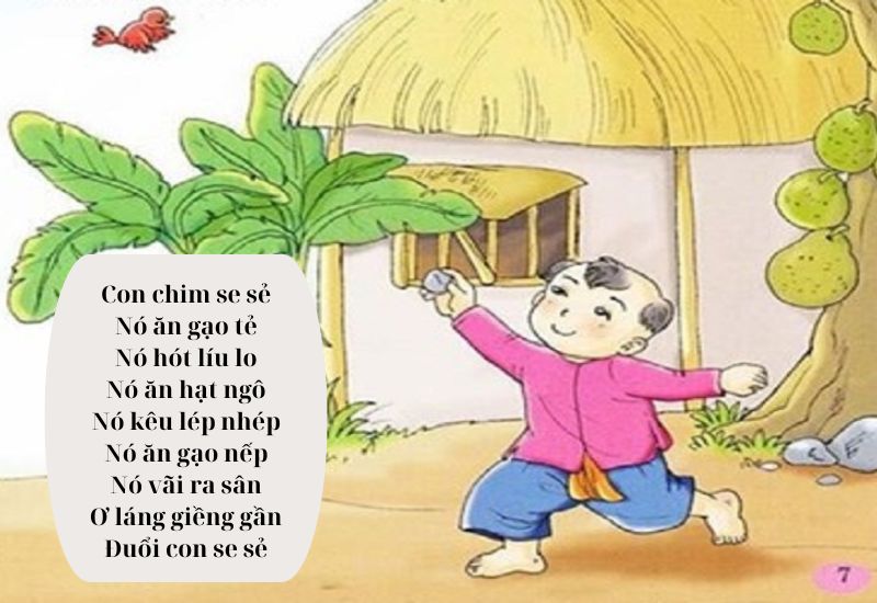 Đuổi con se sẻ: Nội dung bài đồng dao và ý nghĩa