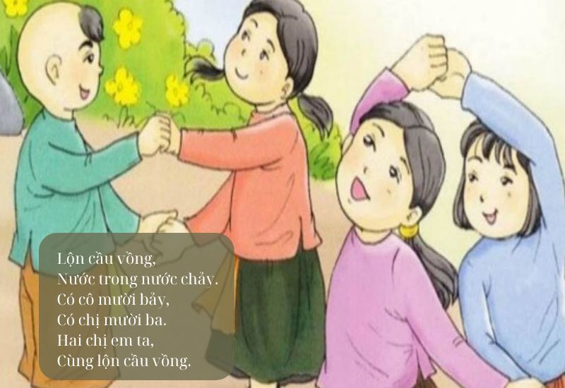 Lộn cầu vồng: Tìm hiểu ý nghĩa, nội dung bài đồng dao